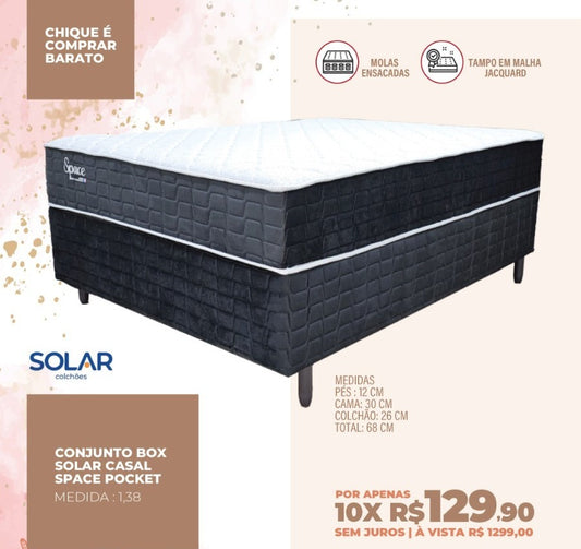 CONJUNTO BOX SOLAR CASAL SPACE POCKET