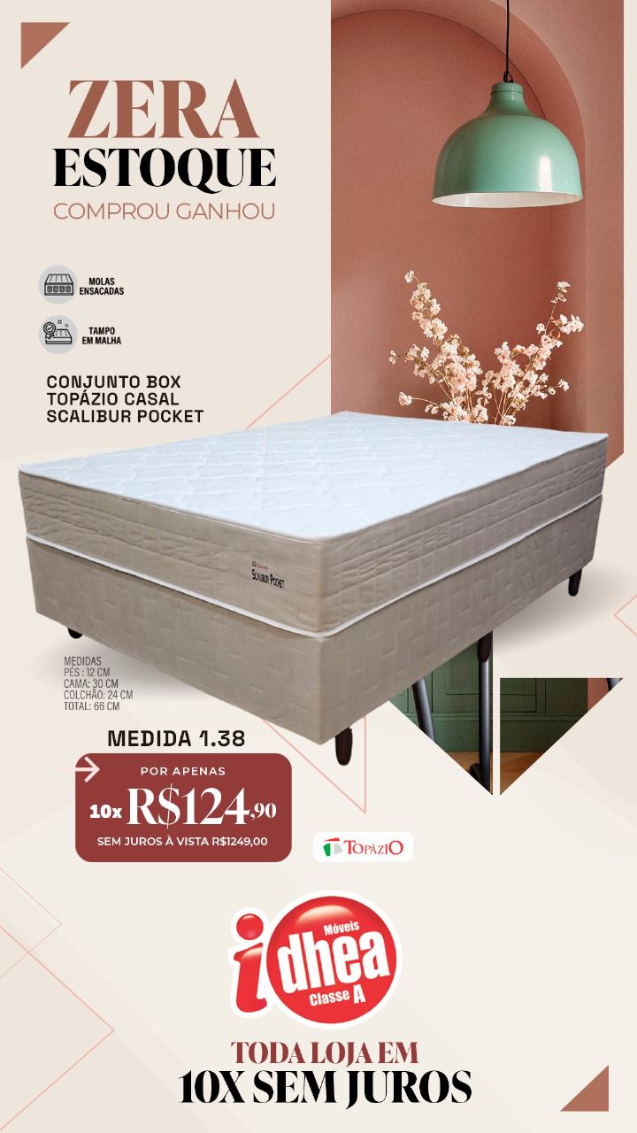 Conj. box Topázio Casal Scalibur Pocket