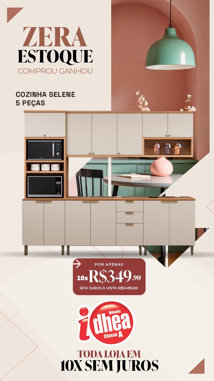Cozinha Selene 5 Peças