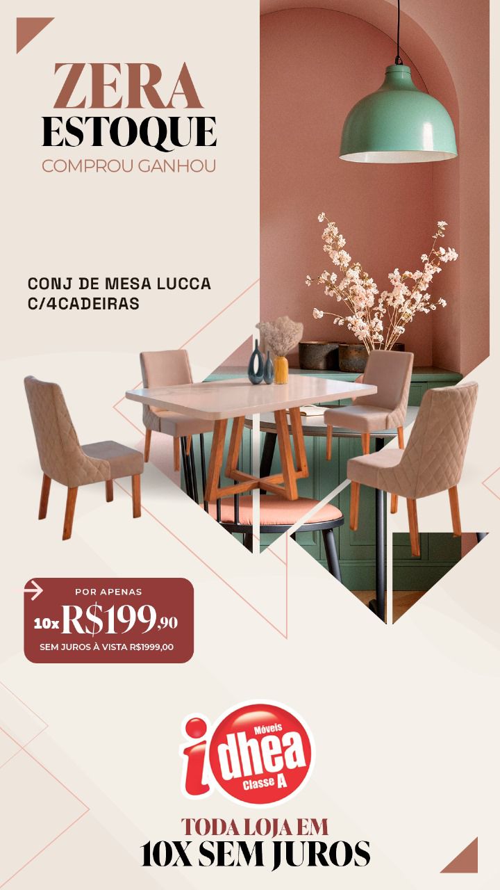 Conj. de mesa Lucca