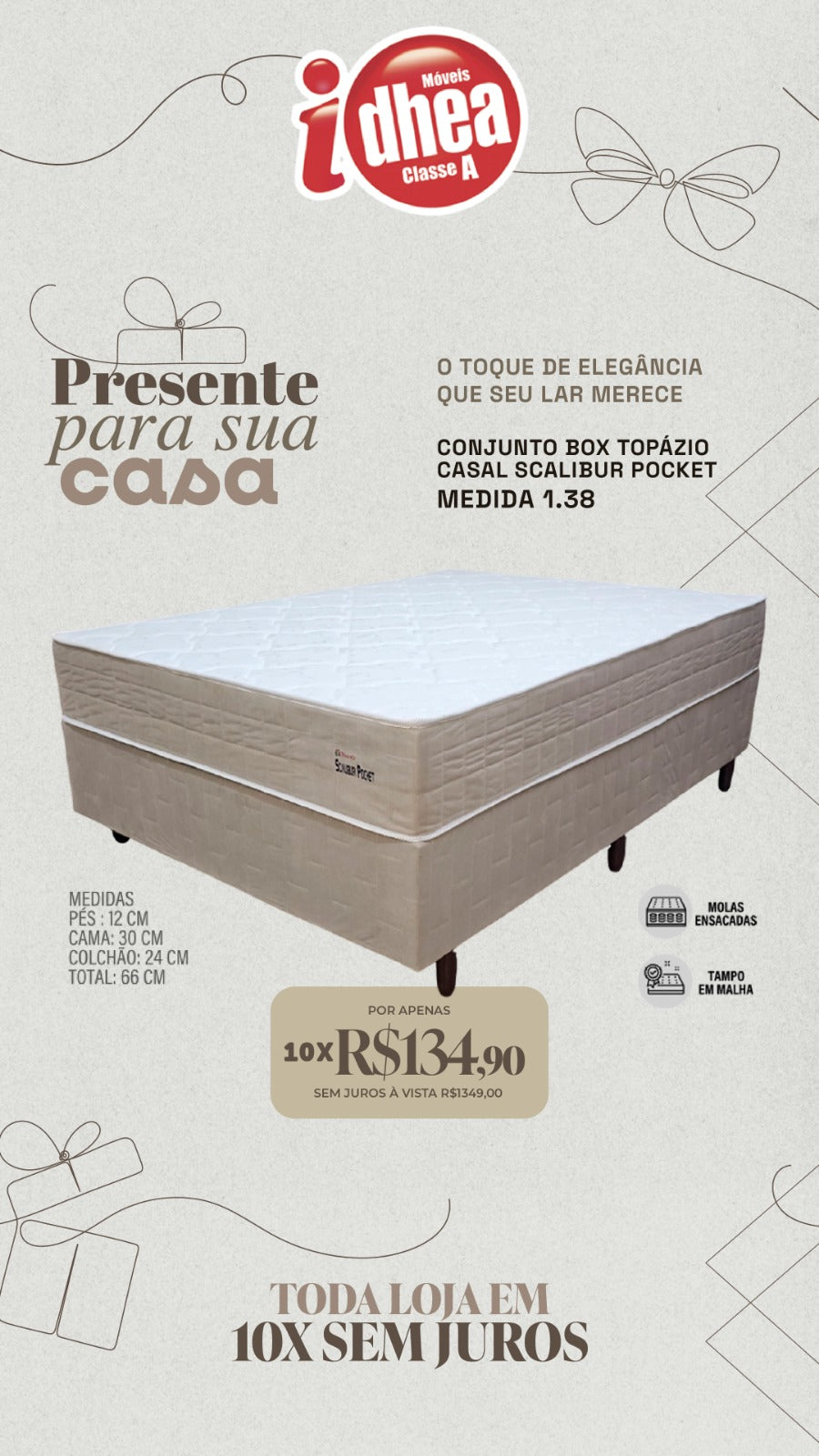 Conj. box Topázio Casal Scalibur Pocket