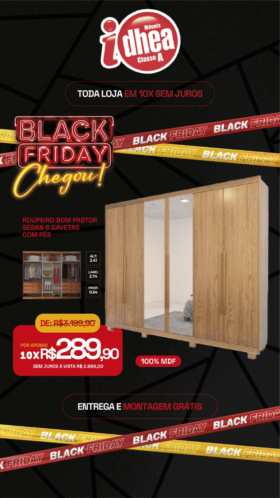 Roupeiro Bom Pastor Sedan