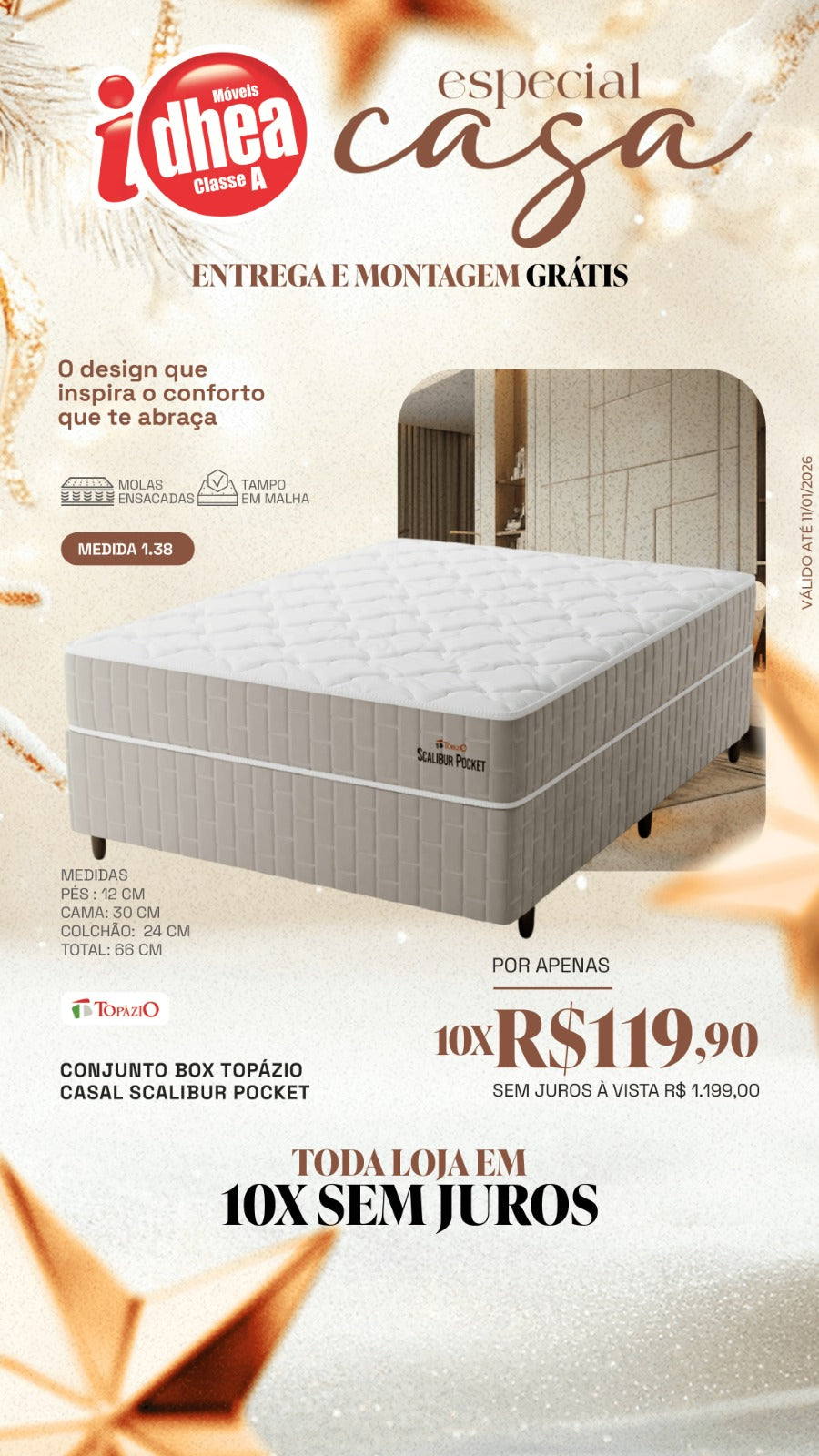 Conj. Box Casal Scalibur Pocket