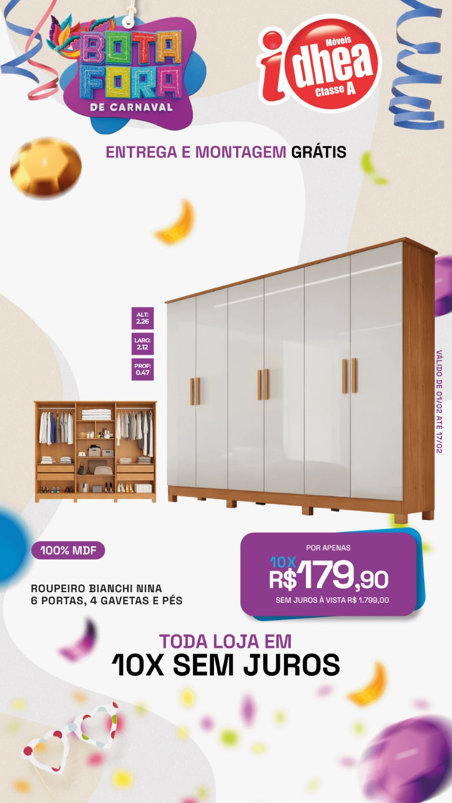 Roupeiro Bianchi Nina